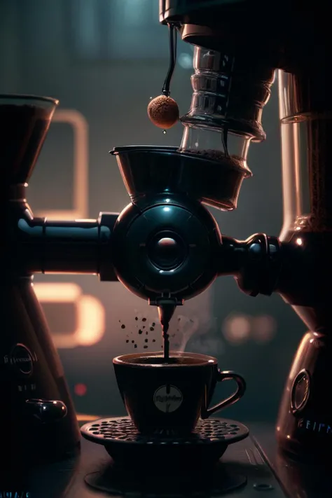 <lora:Abstract DreamPunk:0.9> nvdreampunk coffee machine, detailed, intricate, macro world, cinematic shot <lora:Add More Details:0.75>