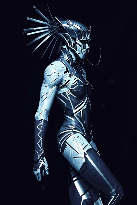 (a man in a costume suit with black helmet and gloves), (hand well), (finger well), (long braided hair), (bangs), funky pose, with in frame, ultra-detailed, 8k, masterpiece, (volumetric lighting), beautiful detailed eyes, (ambient light), realistic shadows, (fullbody:1), (1girl), (cowboy shot), looking at viewer, perfect body, body well:1, leg well:1, arm well:1