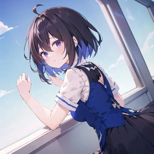 1gril, seele vollerei, azure clothes,