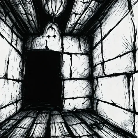 Have you run your fingers down the wall
And have you felt your neck skin crawl
When you're searching for the light?
Sometimes when you're scared to take a look
At the corner of the room
You've sensed that something's watching you, junji ito manga, tim burton movie, ink lineart    <lyco:darkfairytales:1.0>