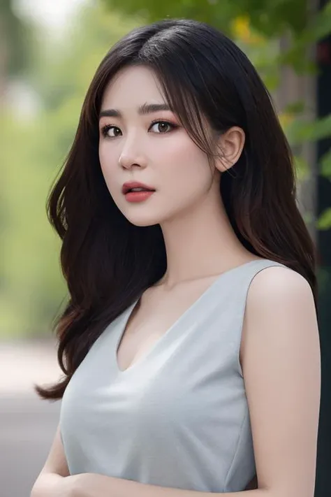 <lora:chineseIdolYangmi_v43>,(yangmi), 1girl, standing in the street at night, extremely detailed face, upper body,