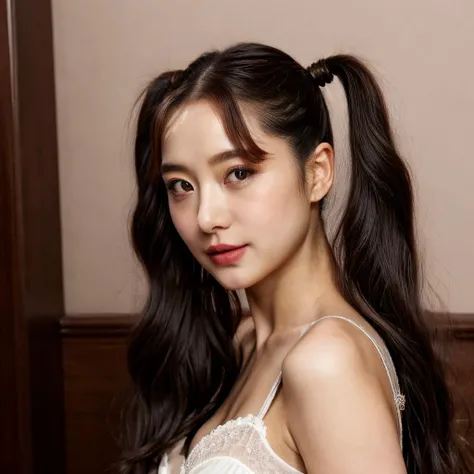 girlqq03, photographed on a Nikon Z7 II Mirrorless Camera,120mm F/4 wide-angle
((twin tails)),
best quality, masterpiece, ultra detailed, cowboy shot, flowing, 3dmm, ink sketch, color ink, ink rendering, octane render, pastels, rice paper, 1girl, beautiful detailed eyes, (alternate hairstyle), ultra detailed hair, graceful, (charming), (delicate), pretty, cute, lace dress, character in the center of the frame, rhythm, fantasy, looking at viewer, xxmix girl,sexy, seductive, big breasts,
<lora:more_details:0.3> <lora:add_detail:0.3> <lora:girl_SDLife_Chiasedamme_v2.3:0.35>   <lora:girlqq03_SDLife_Chiasedamme_v1.0:0.55>