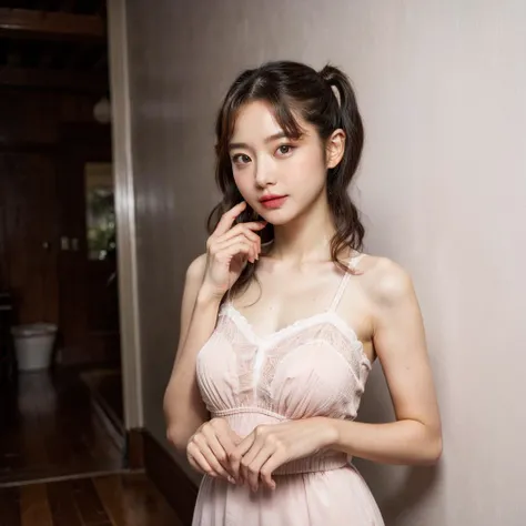 girlqq03, photographed on a Nikon Z7 II Mirrorless Camera,120mm F/4 wide-angle
((twin tails)),
best quality, masterpiece, ultra detailed, cowboy shot, flowing, 3dmm, ink sketch, color ink, ink rendering, octane render, pastels, rice paper, 1girl, beautiful detailed eyes, (alternate hairstyle), ultra detailed hair, graceful, (charming), (delicate), pretty, cute, lace dress, character in the center of the frame, rhythm, fantasy, looking at viewer, xxmix girl,sexy, seductive, big breasts,
<lora:more_details:0.3> <lora:add_detail:0.3> <lora:girl_SDLife_Chiasedamme_v2.3:0.35> <lora:girlqq03_SDLife_Chiasedamme_v1.0:0.55>