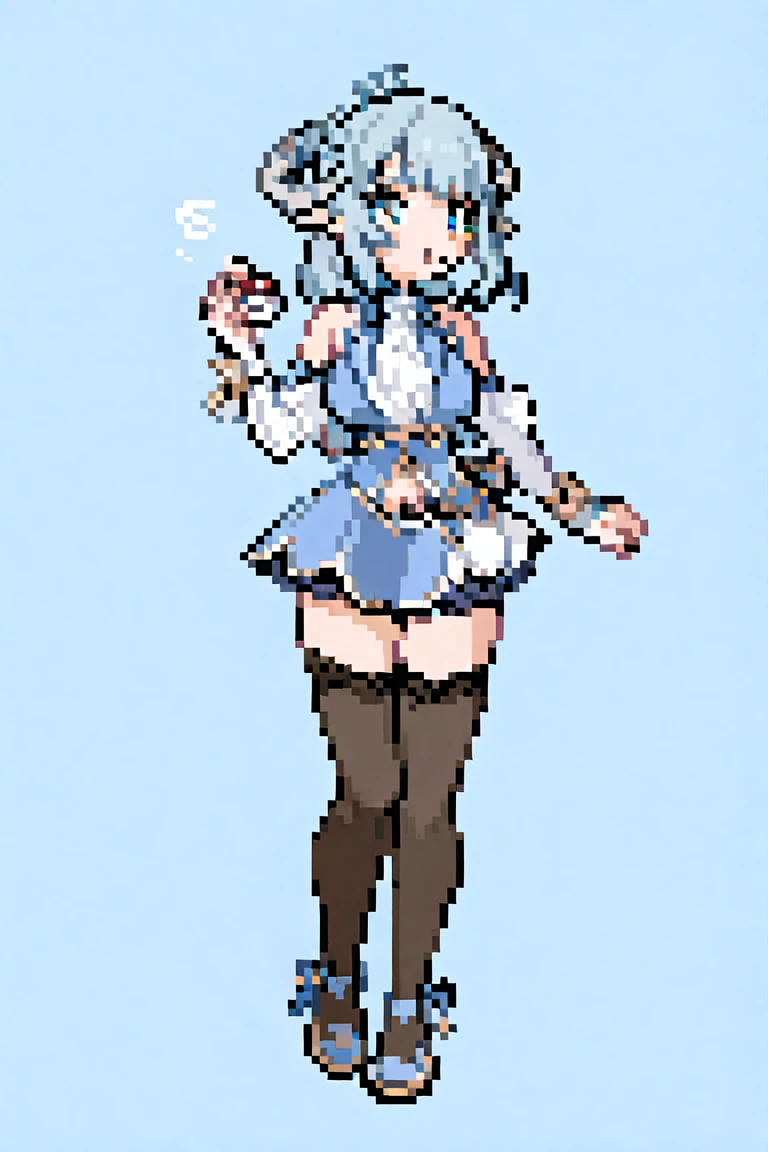 1girl, (MinaiAruma:1.2), waistcoat, black thighhighs, detached sleeves, full body, holding red pokemon ball, zettai ryouiki, simple background, elegant, <lora:MinaiArumaXL_animagine:1.1>, <lora:pk_trainer_xl_v1:1>, <lora:EnvyEleganceXL01:0.6>,, masterpiece, newest, absurdres,