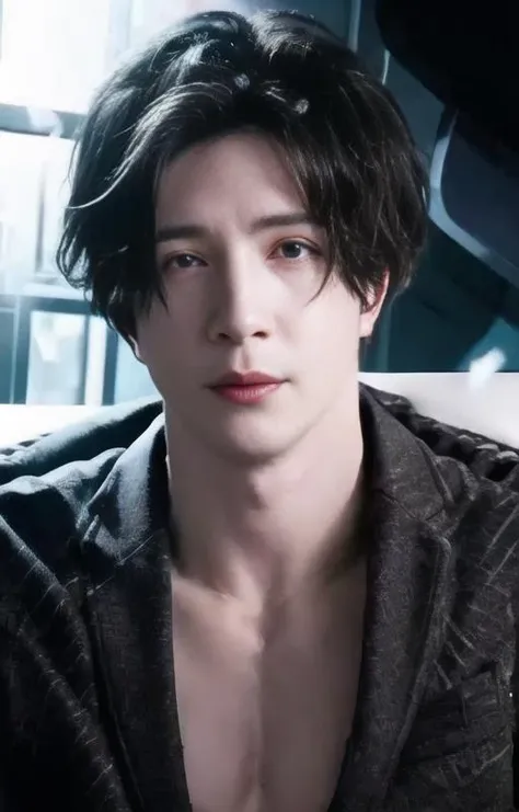 1boy,28yers old, cinematic lighting, UHD,nosebleed, (Falling snow:1.1),(ray tracing:0.8), (chiaroscuro:1.1), god rays