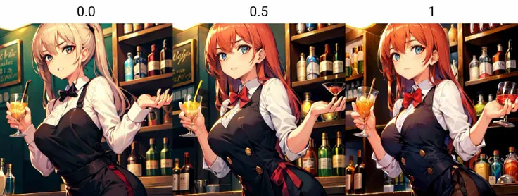 this woman stares at me, she is the bartender <lora:CuteFace:0.0>