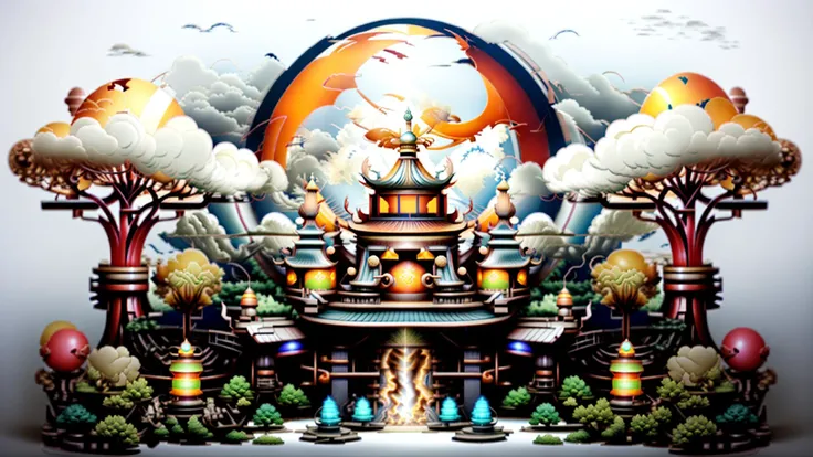 <lora:xs-nutcarving>, xs-nut-carving, magic creature,Chinese style, cloudy sky, (solitary astronaut:1.1), huge spacecraft flying in the sky, Cloud Gray Emerald green protective gear, body-tight, desolate alien landscape, dead trees, swamp, bushes, lonely, art by Alan Gutierrez, symmetric, eery, frightening, sad, sci-fi, dirty, stained, thunderstorm, lightning, masterpiece, 8k, highest quality, HDR, UHD, battleship, glowing engines, reflections, intricate, alien invasion, crater, wartorn, dust, smoke