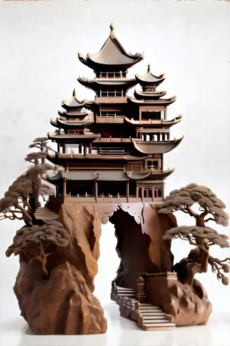<lora:unrealnutcarving-v2:0.7> xs-nut-carving, chinese style, Castle || masterpiece, 8k, high resolution, shallow depth of field, sharp focus