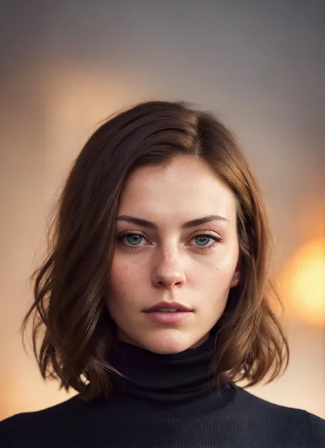 A stunning intricate full color portrait of (sks woman:1), wearing a black turtleneck, epic character composition, by ilya kuvshinov, alessio albi, nina masic, sharp focus, natural lighting, subsurface scattering, f2, 35mm, film grain, <lora:lora_cassidy_v1_from_v1_160:1>