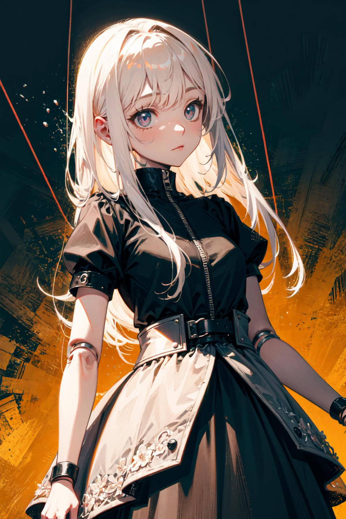 natural lighting, soft lighting, sunlight, HDR (High Dynamic Range), Maximum Clarity And Sharpness, Multi-Layered Textures,nightsky background,
<lora:string-wasabiya:1> suspstring, 1girl, long hair, doll joints, closed mouth