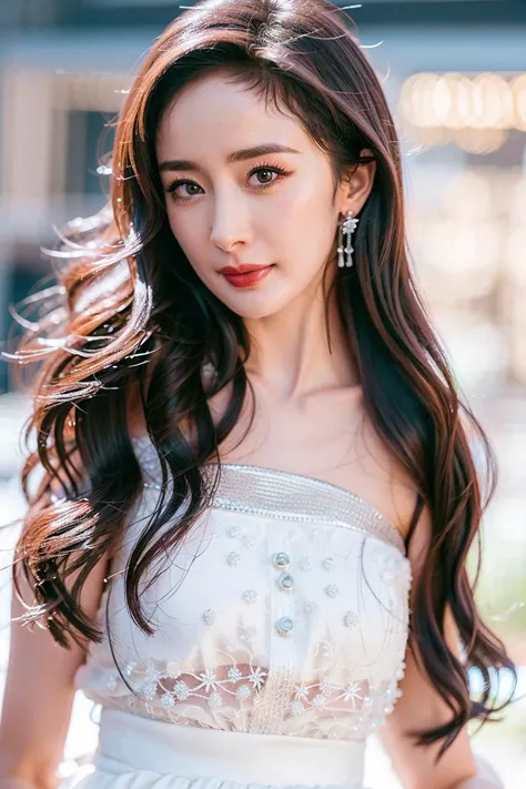 (8k, best quality, masterpiece:1.2), (realistic, photo-realistic:1.37), night, dating, (nose blush), (smile:1), (closed mouth) small breasts, beautiful detailed eyes, wet, rain, white lace, floating hair,1girl wearing tangstyle dress,<lora:hanfu2.8:0.9>,(hanstyle,hanfu:1.2),
yangmi,