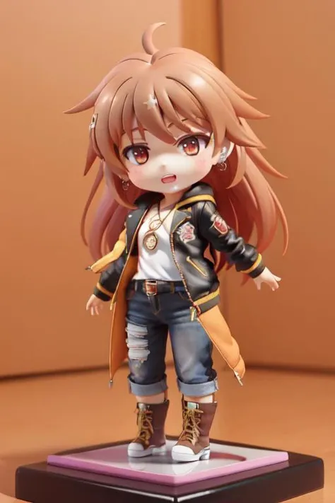 <lora:0011Jhulumi:1>,hulumi,pants,jacket,<lora:blindbox_v1_mix:1>,full body,(chibi:1.3),nendoroid,