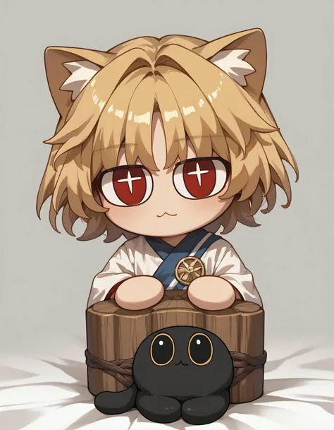 score_9, score_8_up, score_7_up, score_6_up BREAK necoarc, lit pupils, cat ears, blonde hair, red eyes, hcrpick, animal, no humans, chibi <lora:necoarc-guy-PONYv1_1:0.9> <lora:critterPickHonkaiStar_v10:1>