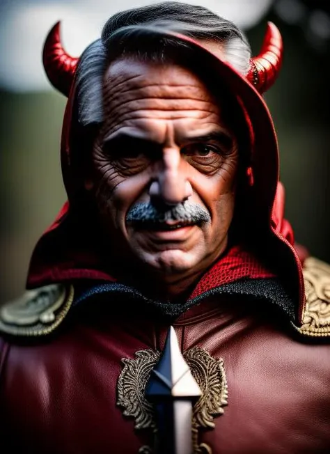 portrait of sks man (alberso:1) dressed with ((detailed devil costume:1)), (outdoors:1.2), natural lighting, 4k, 8k, 8k realistic, sharp focus, intricate, high resolution, , <lyco:locon_perfecteyes_v1_from_v1_64_32:0.85> <lora:alberso:1>