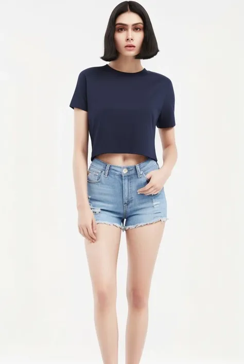 <lora:ahud1.1.1:0.7>, ahud, ahmarian, (standing: 0.5), face, t-shirt, (shorts ), fair skin, high quality, (looking at viewer), studio lighting, 8k