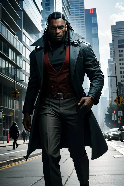 ((ultra detailed, masterpiece, best quality))
<lora:CyberPlacide:0.8>
CyberPlacide, 1boy, solo, in a busy urban street, wearing a tailored three-piece suit, confidently striding forward amidst the city's hustle and bustle