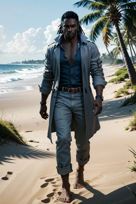 ((ultra detailed, masterpiece, best quality))
<lora:CyberPlacide:0.8>
CyberPlacide, 1boy, solo, On a sandy beach with a sophisticated twist, linen suit with an unbuttoned shirt, ocean waves and palm trees, walking barefoot in the sand