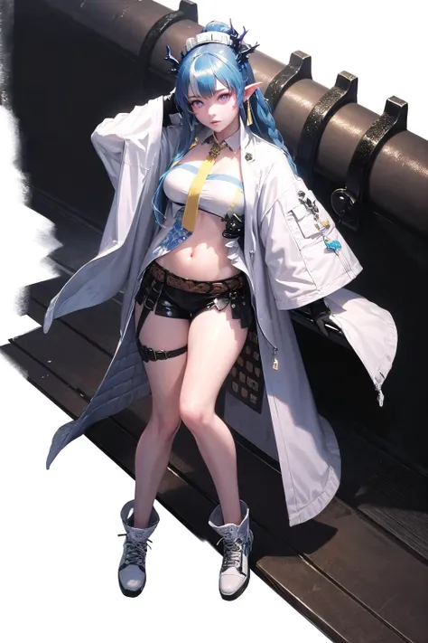 (highly detailed:1.3),
1girl,solo,full body,
<lora:ak_ling-10:1>,ak_ling,navel, white footwear,
Ultra-detail,(highres:1.1),best quality,(masterpiece:1.3),cinematic lighting,