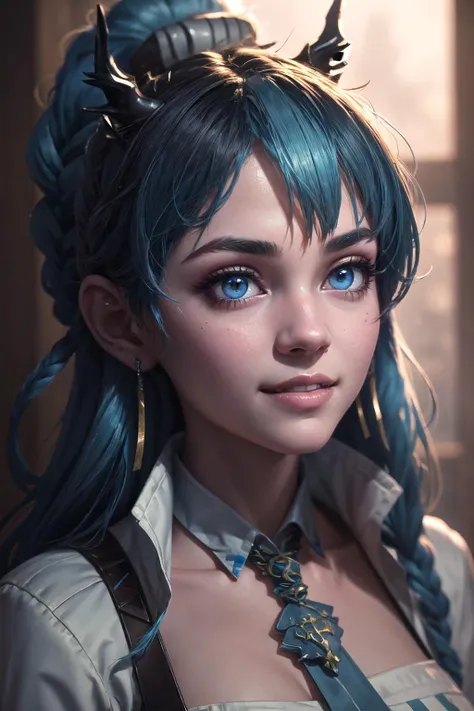 (highly detailed:1.3),
1girl,solo,
<lora:ak_ling-10:1>,ak_ling,light smile,blue hair, semi-rimless eyewear,
Ultra-detail,(highres:1.1),best quality,(masterpiece:1.3),cinematic lighting,
(highly detailed face and eyes:1.3),