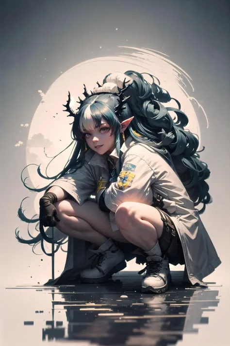 (highly detailed:1.3),
1girl,solo,
<lora:ak_ling-10:1>,ak_ling,squatting,white footwear,light smile,
Ultra-detail,(highres:1.1),best quality,(masterpiece:1.3),cinematic lighting,
(highly detailed face and eyes:1.3),
<lora:ink-0.1-3-b28-bf16-D128-A1-1-ep64-768-DAdaptation-cosine:1> white background,scenery,ink,
