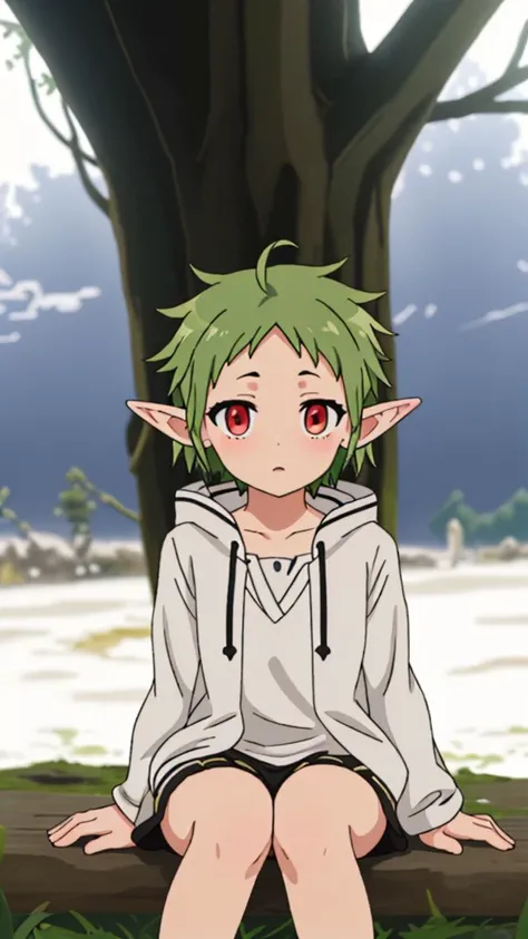 <lora:mushoku tensei_v1:0.5> 1girl solo sylphiette