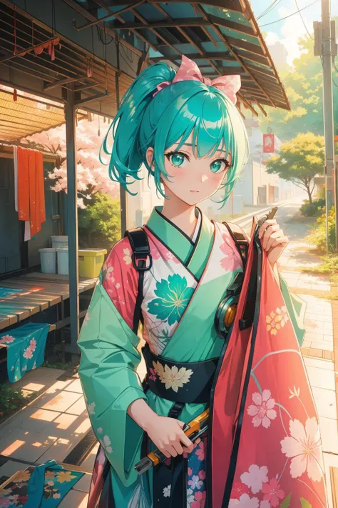 1girl, (by Clint Langley:1.2) , fantasy Spray paint style, Vengeful jungle and trees, Art & Language, intricate details, selfie of a Neo-Tokyo ([Ironing board|Carport]:1.3) , the Ironing board is very Bastardcore and Sophisticated, it is with Mint green embroidery, it is anthropomorphic with a face, insane details, plain contrasting colors background, Clear skies, in focus, Movie still, Relieving, Ambient lighting, Depth of field 100mm, One Color, DayGlo green and fluorescent orange flakes, cherry blossom pink flakes, extremely beautiful, pixiv, comic