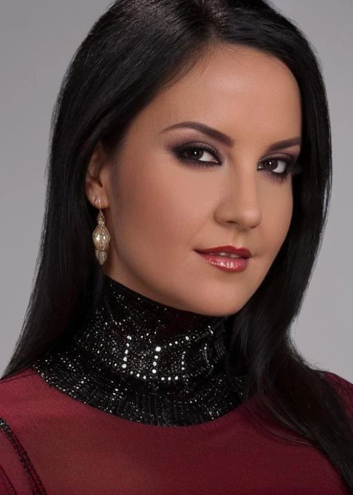 luxury product style, a captivating masterpiece of an woman, (((dressed in a turtleneck dress))), full body, The intricate lace and gold details exude a very rebellious aura. ((The use of high-shine gloss adds a touch of glamour to the look)), ((while the deep red and black hues give it a dramatic vibe)), blurred background, studio ligthing, facing camera, shallow depth of field, <lora:MS_RoxanneDiamond_V1_32:0.8>, elegant, sophisticated, high-end, luxurious, professional, highly detailed