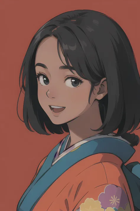 (masterpiece:1.4), (best quality:1.4), (high resolution:1.4), dark skin,
1girl, solo, portrait, vaiana, (kimono:1.3), :D
<lora:Vaiana_v1:1>