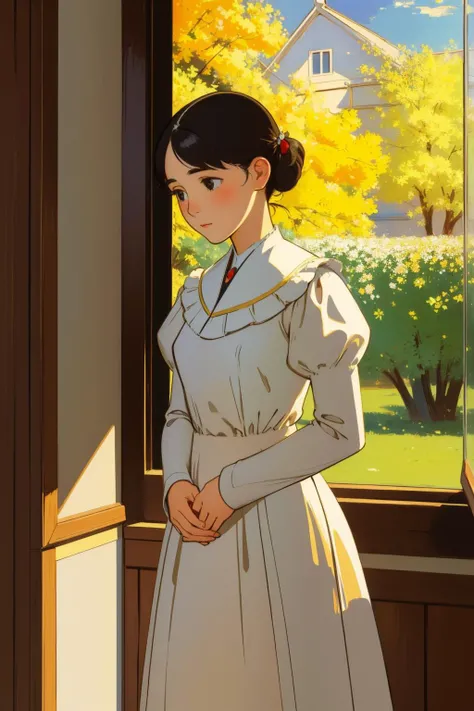 1girl, (impressionism art by Ferdinand du Puigaudeau:1.2) and (Randolph Caldecott:0.9) and (George Clausen:1.2) , [professional Concept art, Vaporpunk, electric color mist, landscape of a Shy Stone ([Villa|The Great Wall of Tenochtitlan]:1.3) from inside of a Bath, lush jungle and The Sun in background, Foggy, Cel shading, Suffering, highly detailed, split lighting, pinhole lens, Fujicolor, biomorphic forms, Dwarf planet, highly detailed, extremely beautiful::5], symmetry, drawing, ornate