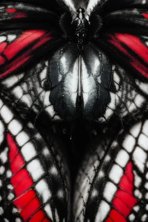 <lora:last:0.8> Beautiful exotic (butterfly:1.2), intricate, abstract, gritty, vibrant, tim burton style, (dreamwave:1.3) style, extreme close-up, detailed, sharp, HD, HDR, masterpiece, best quality, best resolution, splashscreen, epic, dramatic, (greyscale:0.1)