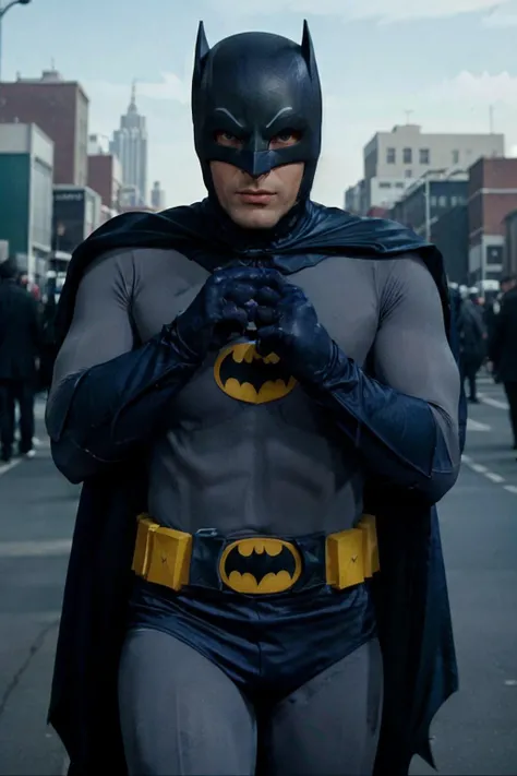 photo of batman posing for a picture, realistic, (masterpiece:1.1), (best quality:1.1), beautiful, (intricate details), unity 8k wallpaper, ultra detailed, beautiful, aesthetic, perfect lighting, <lora:Batman:0.6>,