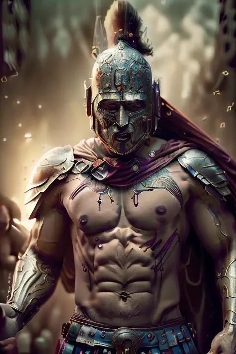 a profestional picutre of 1man, spartan warrior <lora:Clothing - Spartan Armor:0.7>, spartanarmor, weapon, muscular, red cape, holding weapon , <lora:CircuitBoardAI:1.2> circuitboardai Bard's Encore: Behavior: The character raises her hands to the audience, inviting them to join in a rousing chorus. Her movements are enthusiastic and inclusive, igniting a sense of unity through music., , camera angle pov and portrait, photorealism,unreal 5 daz,perfectly drawed hands,perfectly drawed face,perfect body,extremely detailed artgerm greg rutkowski greg,((ultrasharp)),((masterpiece)),((best quality)),((ultradetailed)),((intricated details)),ultradetailed character,detailed face,intricated face details,<lyco:GoodHands-beta2:1>,extremaly detailed background,perfectly detailed face,character focus,intricated details of face,fFaceDetail <lora:add_detail:0.7> ultra realistic,32k,RAW photo,(high detailed skin:1.2),8k uhd,dslr,soft lighting,high quality,film grain, beautiful and aesthetic,extremely detailed <hypernet:sxzBloom_sxzBloom:1>,8k, extremely_clear,