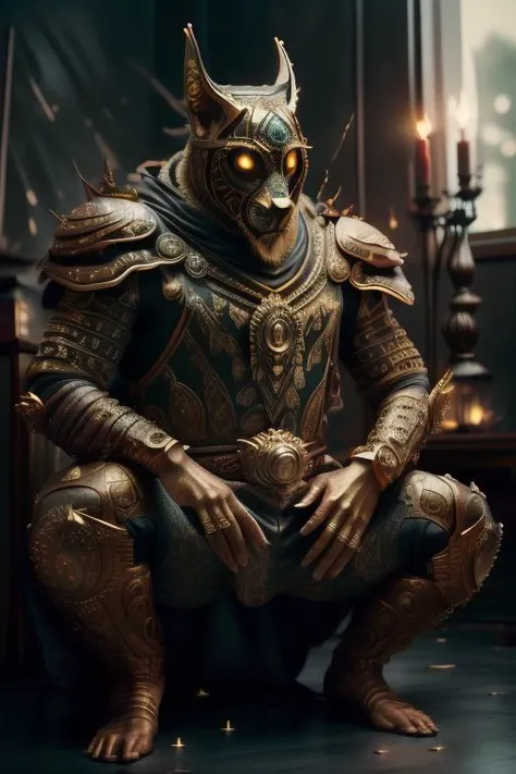 a profestional picutre of 1man, <lora:voidelf:0.7> voidelf, pointy ears, shoulder armor, armor, pauldrons , <lora:EbonyGoldAI:1.2> ebonygoldai Candlelit Ritual: Description: In a dimly lit chamber, the cultist stands before a sigil drawn on the floor. They hold a lit candle in one hand and a dagger in the other. Their voice chants eerie incantations, and the flickering candlelight casts eerie shadows that dance with the energy of the ritual. , camera angle perspective and portrait, photorealism,unreal 5 daz,perfectly drawed hands,perfectly drawed face,perfect body,extremely detailed artgerm greg rutkowski greg,((ultrasharp)),((masterpiece)),((best quality)),((ultradetailed)),((intricated details)),ultradetailed character,detailed face,intricated face details,<lyco:GoodHands-beta2:1>,extremaly detailed background,perfectly detailed face,character focus,intricated details of face,fFaceDetail <lora:add_detail:0.7> ultra realistic,32k,RAW photo,(high detailed skin:1.2),8k uhd,dslr,soft lighting,high quality,film grain, beautiful and aesthetic,extremely detailed <hypernet:sxzBloom_sxzBloom:1>,8k, extremely_clear,
