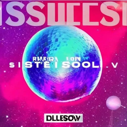 A fashion album cover art with a stylish image of disco ball, universal , the galaxy , in the style of hip Punk music.
shake shake