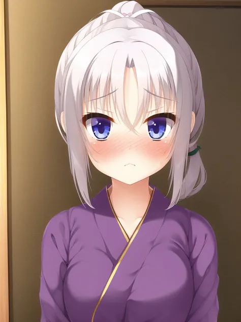 <lora:Yoshino-000018:0.7>, yoshino, 1girl, blush, confused, masterpiece, best quality,