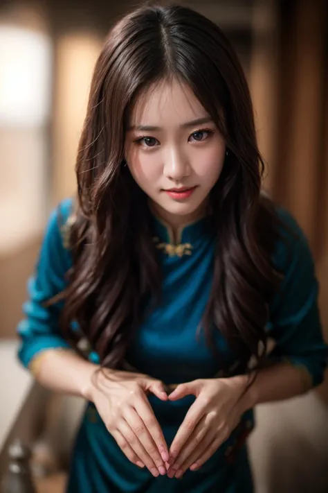 1girl, aodai white, photo art, a stunning photo with beautiful saturation, ultra high res,(realistic:1.4)),deep shadow,(best quality, masterpiece), pale skin, dimly lit, shade, flustered, blush, highly detailed, skinny, BREAK depth of field, film grain, wrinkled skin, looking at viewer, knee, warm smile, (upper body) <lora:aodai_SD_chiasedamme_v02:0.6>, masterpiece,ultra realistic,32k,extremely detailed CG unity 8k wallpaper, best quality