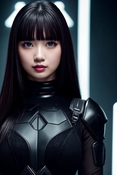 best quality, extra resolution, close up portrait of AIDA_rei2020 as a powerful villain, rich, dress with long sleeves, pretty face, serious face, adult, evil smile, perfect body, (holding machinegun:1.3), dynamic pose, cinematic, studio photo, kkw-ph1, (dark theme:1.1) <lora:LowRA:0.2>, <lora:tangbohu-detailer_1.0:1>, star wars parody, inside broken nuclear reactor, neon lights, (AS-Adult:1.1), edgDeathKnight armor <lora:edg_DeathKnight:0.2>