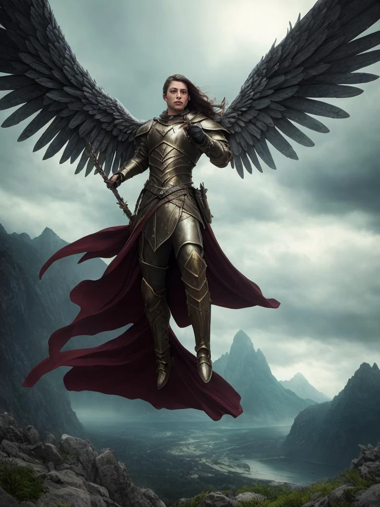 (Aerial view:1.3),(wide angel:1.3),Intricate dynamic action shot of A knight stood on the top of a mountain overlooking the stormy land and holding a flag,
cinematic Alessandro Casagrande, Greg Rutkowski, Sally Mann, concept art, ,Fantasy,myth, style of elden ring,
2 atmosphere,detailed face and eyes,Masterpiece, best quality, highly detailed photo:1, 8k, detailed face,photorealistic