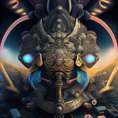(MicroFusion:1.4) original, masterpiece, best quality, official art, (extremely detailed cg unity 8k wallpaper), (extremely fine and beautiful:1.2), (beautiful and clear background), beautiful portrait of an obsidian goddess, ((silver filigree)), Ivory accessories, intricate, headshot, highly detailed, digital painting, artstation, concept art, sharp focus, cinematic lighting, illustration,