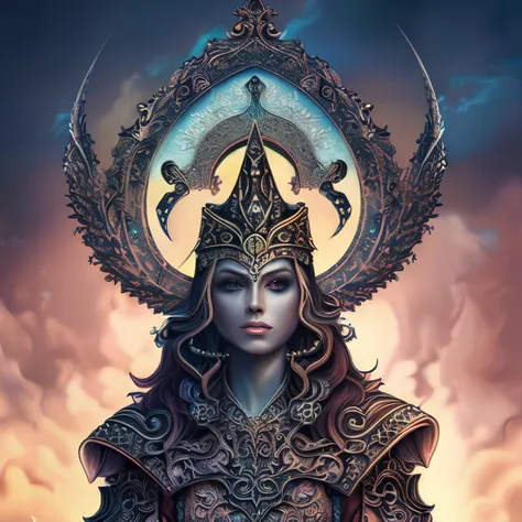 (CthuluBishop:1.5) original, masterpiece, best quality, official art, (extremely detailed cg unity 8k wallpaper), (extremely fine and beautiful:1.2), (beautiful and clear background), beautiful portrait of an NeonMutation obsidian goddess, ((silver filigree)), Ivory accessories, intricate, headshot, highly detailed, digital painting, artstation, concept art, sharp focus, cinematic lighting, illustration,