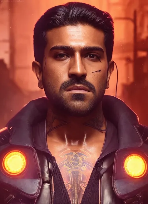 Detailed portrait cyberpunk (sks person), futuristic neon reflective wear, sci-fi, robot parts, ismail inceoglu dragan bibin hans thoma greg rutkowski alexandros pyromallis nekro rene margitte illustrated, perfect face, ((tattoo)),
matte skin, pores, wrinkles, hyperdetailed, hyperrealistic,
Moody Lighting, Hasselblad Award Winner, Soft Diffuse Lighting, Smirk,
machine face, fine details, realistic shaded, intricate, elegant,