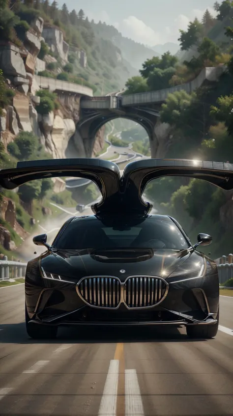 <lora:P14n03l3g4nt3b0n3:1>P14n03l3g4nt3b0n3 futuristic vehicles racing through a high-tech ravine circuit, shiny ebony and ivory, (Masterpiece:1.3) (best quality:1.2) (high quality:1.1)