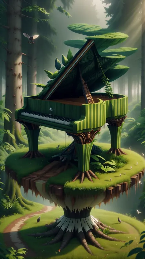<lora:P14n03l3g4nt3b0n3:1>P14n03l3g4nt3b0n3 a cybernetic forest where drones replace birds, floating among digital leaves, (Masterpiece:1.3) (best quality:1.2) (high quality:1.1)
