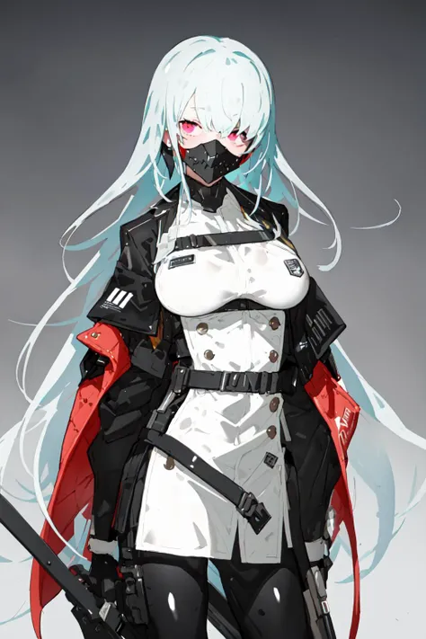 <lora:TechNecoV1.1:1:OUTALL>,1girl,solo,white hair,long hair,uniform,jacket,armor