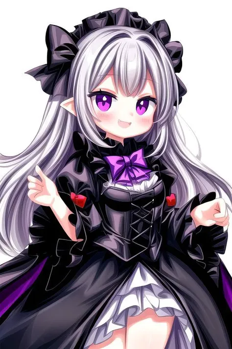 adult, evil corrupted princess wearing dark pastel (ruffled:1) (gleaming vinyl:1) gown with (vinyl vampire cape:1) and (long frilly wide sleeves), soft lighting, (lots of frills and bows:1), (cute vampire fangs:1),
(vmpr:1),
<lora:more_details:1>,