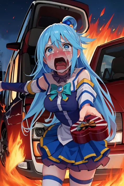 Aqua Screaming | Meme