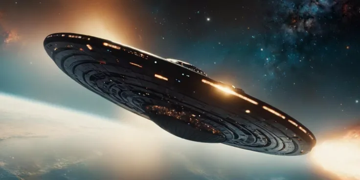 cinematic film still of <lora:Kodak Motion Picture Film Style:1> HDR, asymmetrical
<lora:cinematic vintage film:1> cinematic vintage film style
An Oscar winning movie for Best Cinematography an enormous black hole with a black space ship disk floating in the middle of galaxy Kodak Motion Picture Film Style, shallow depth of field, vignette, highly detailed, high budget, bokeh, cinemascope, moody, epic, gorgeous, film grain, grainy