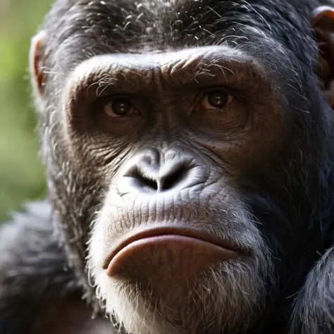 cinematic film still of <lora:Kodak Motion Picture Film Style3:1> Cinematic, Grainy:1, Detailed, Sharp Image, of
An Oscar winning planet of apes movie for Best Cinematography "Proximus Caesar" a close up of an ape with a serious look Kodak Motion Picture Film Style, shallow depth of field, vignette, highly detailed, high budget, bokeh, cinemascope, moody, epic, gorgeous, film grain, grainy