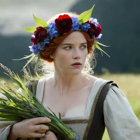 Dark Fantasy Art of cinematic sharp detailed grain Film vision3 500t
<lora:Kodak Motion Picture Film Style3:1.2>
12th century An Oscar winning side view movie for Best polarized Cinematography a woman in a dress with a flower crown on her head Kodak Motion Picture Film Style, dark, moody, dark fantasy style