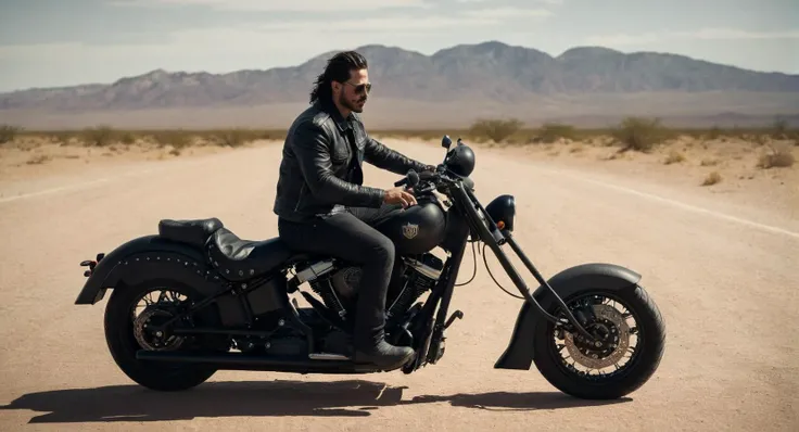 Dark Fantasy Art of a man sitting on a motorcycle in the desert
<lora:Kodak Motion Picture Film Style:1.2> Kodak Motion Picture Film Style (KODAK VISION 250D) sharp image portrait, 50mm lens, Arri Alexa Raw, HDR, Hollywood Cinematography, high contrast, (diffused light), hyperreal, symmetrical balanced, smooth light, fujifilm superia, shot by Hasselblad X1D,, dark, moody, dark fantasy style